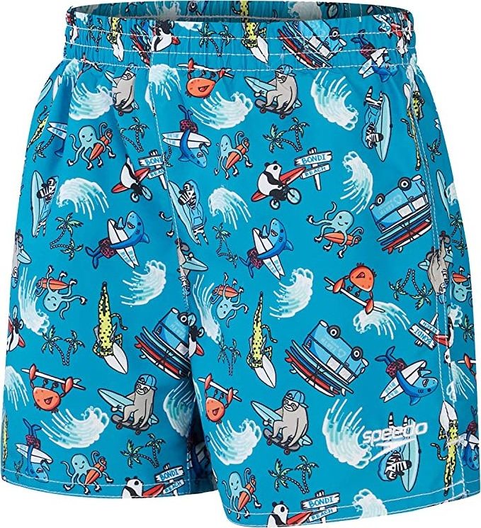 summer Kids Colorful Elastic Cute Cartoon Sea animal print shorts baby boys swimming trunks