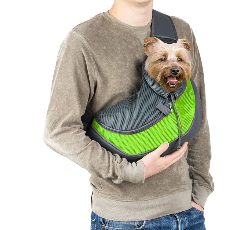 Small Dog Cat Safe Comfortable Adjustable Single Shoulder backpack Carry Sling bag Pet Carrier