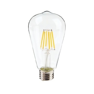 Factory sale 220-240V Soft Warm White E27 Holder 2700K Decorative filament bulb led Bulb 4W 6W 8W Led filament bulb