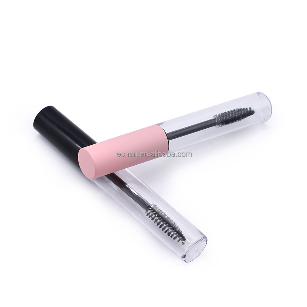 Pink transparent crafted with the real stuff Mascara brush bottle customized logo