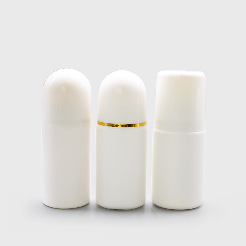 High quality 30ml 50ml 60ml 100ml plastic deodorant roll on bottle for body plastic roller ball on sale