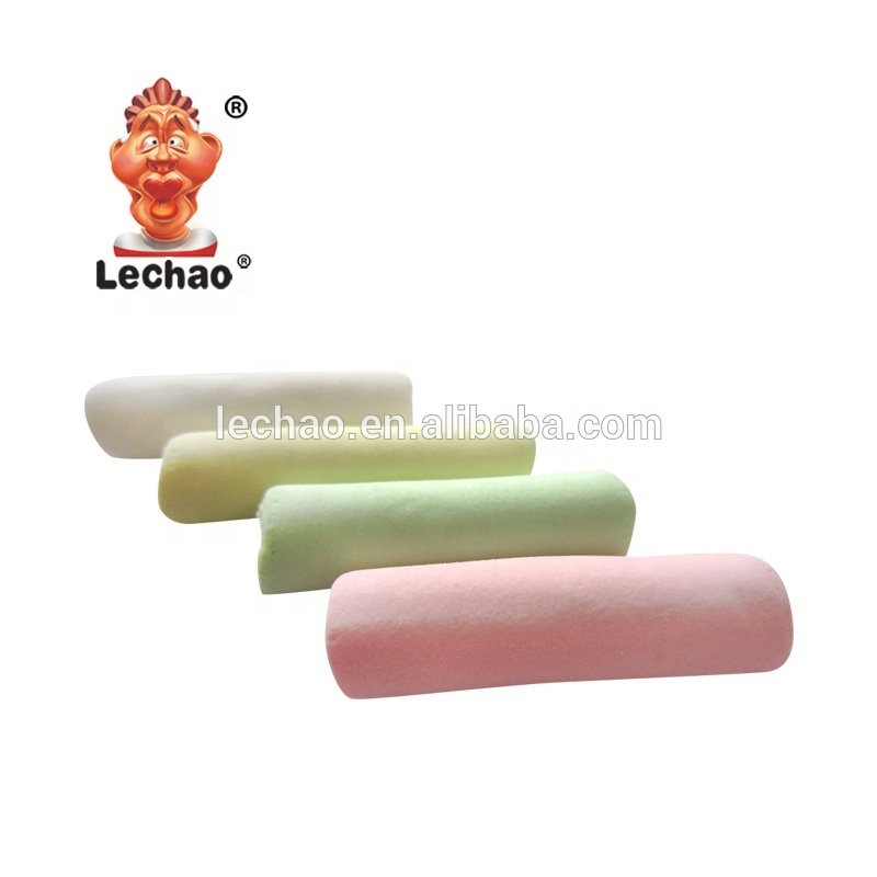 Halal long chalk shape marshmallow soft candy for kids bulk marshmallow