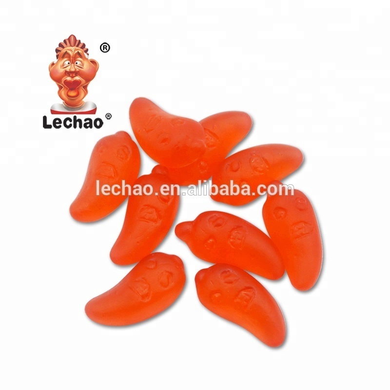 Manufacturer Gummi Red Hot Chilli Gummies Pepper Shaped Gummy Jelly Candy Confectionery