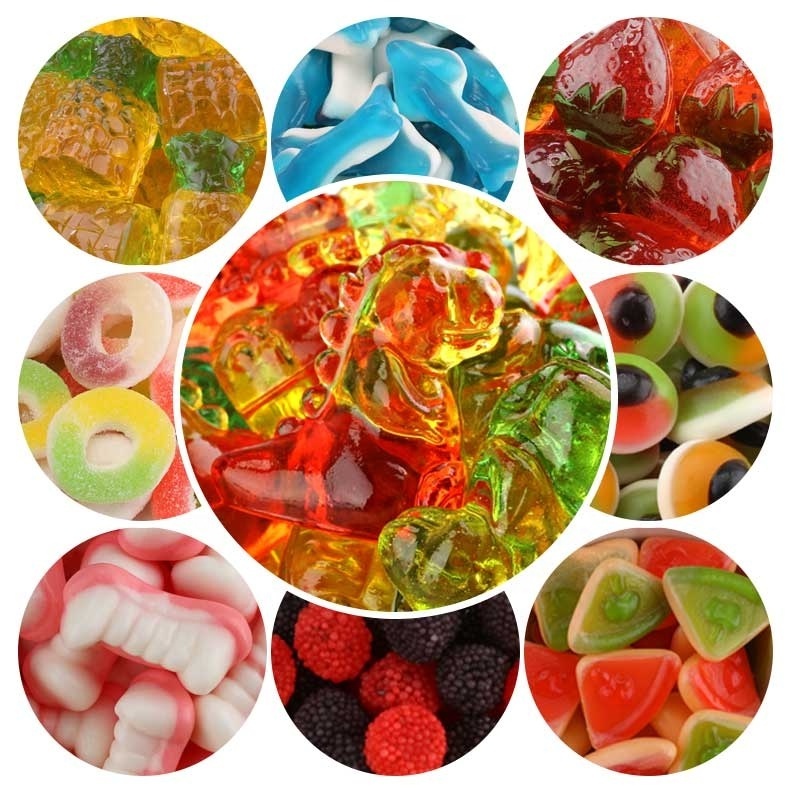 OEM/ODM Factory Wholesale Gummi Sweets Sour Halal Assorted Candies Fruit Snacks Lollies Gummy Candy Jelly Gummy Candy