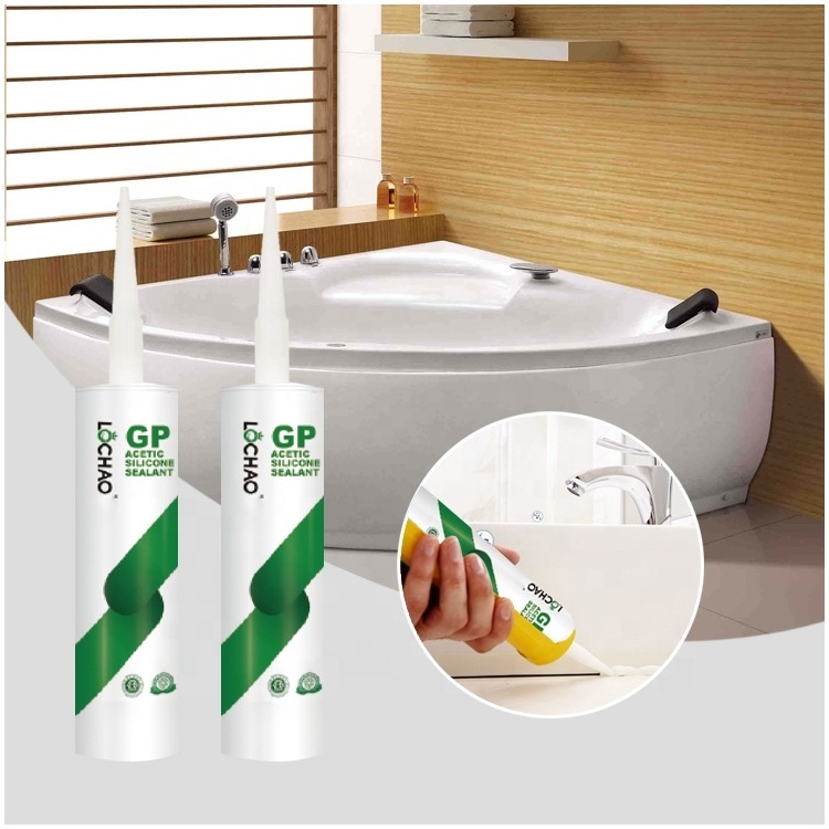 300ml One Component General Purpose Adhesive & Sealant GP Silicone Sealant for door windows Aquarium white black transparent