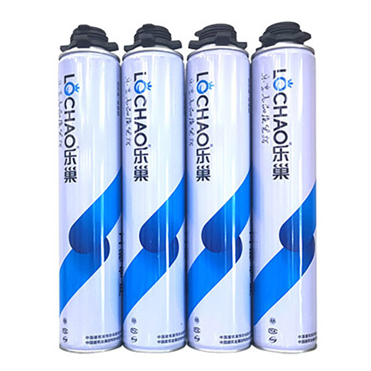 750ml spray pu foam sealant for filling gap mounting white PU foam black pu foam for Insulation