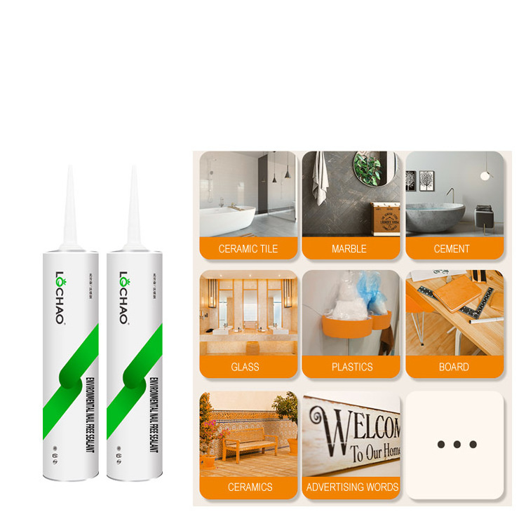 White Instant Grab Adhesive Strong Multi-Function Adhesive Sealant instant no more nails for laminate Wood Ceramic Metal