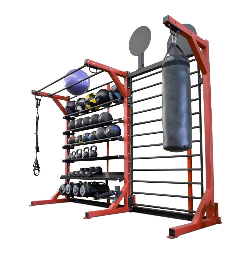 lecheng Gym fitness equipment power multi mass storage weight plate rack dumbbell rack kettlebell rack for gym room