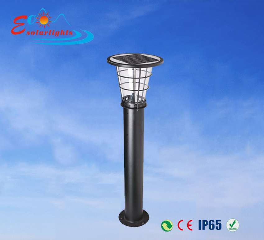 High Brightness Cool White LED Solar Garden Lights IP65 Stainless Steel PIR Motion Sensor Battery Power DC Powered CE ROHS