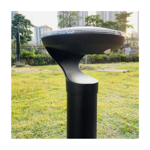 IP66 Waterproof Outdoor LED Garden Bollard Lights Aluminum Body Solar Powered Lawn Lamp Landscape Focus by Garden Focus