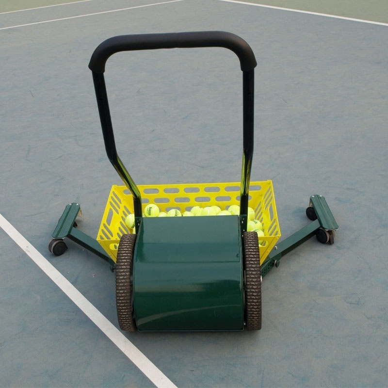 FACTORY OUTLET HOT Portable 2-wheel steel Tennis ball picking collecting ball machine