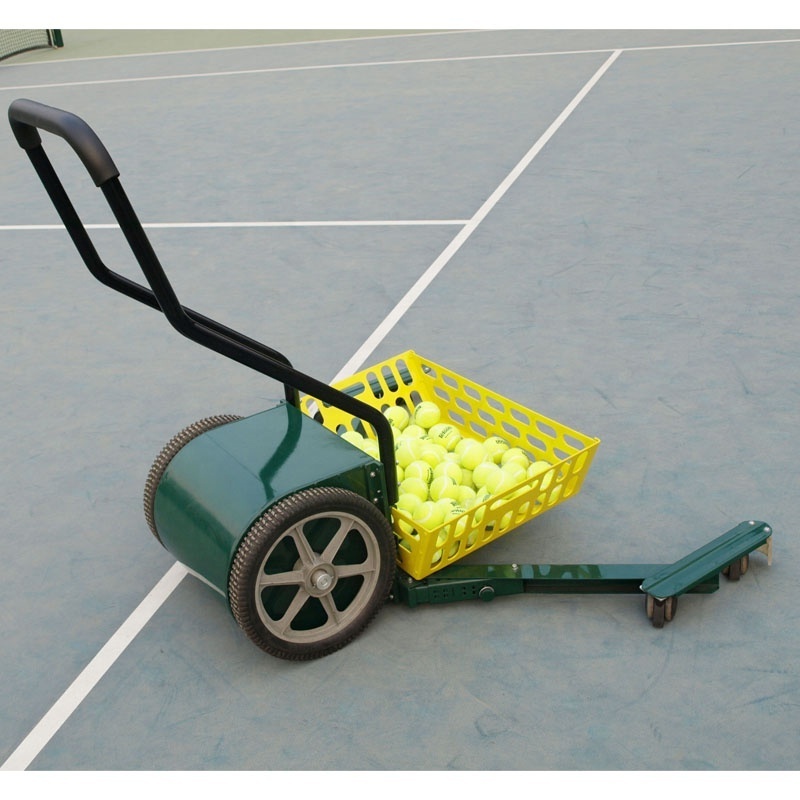 FACTORY OUTLET HOT Portable 2-wheel steel Tennis ball picking collecting ball machine