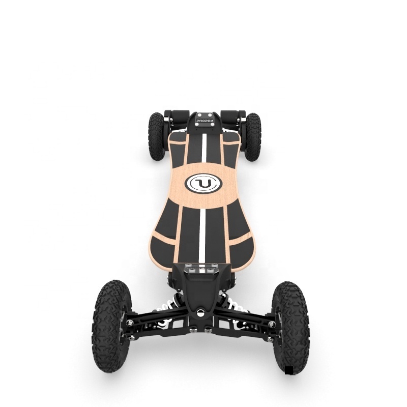 carbon fibre electric mountain board off road tires electric mountainboard all terrain electric skateboard