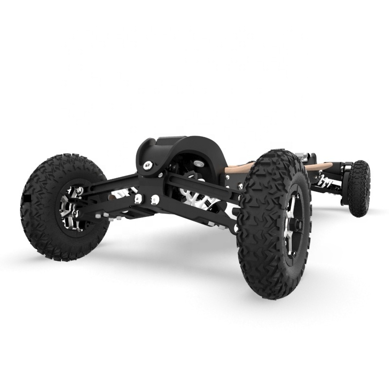 carbon fibre electric mountain board off road tires electric mountainboard all terrain electric skateboard