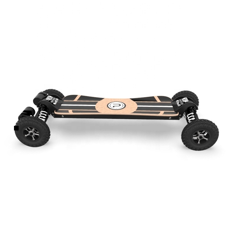 carbon fibre electric mountain board off road tires electric mountainboard all terrain electric skateboard