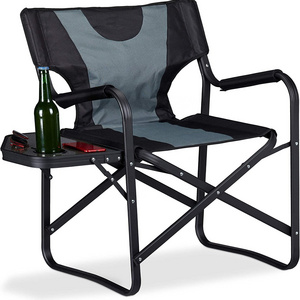 Director Chair with Table Folding Camping Chair for Garden Festival  Fishing with Cup Holder  Foldable