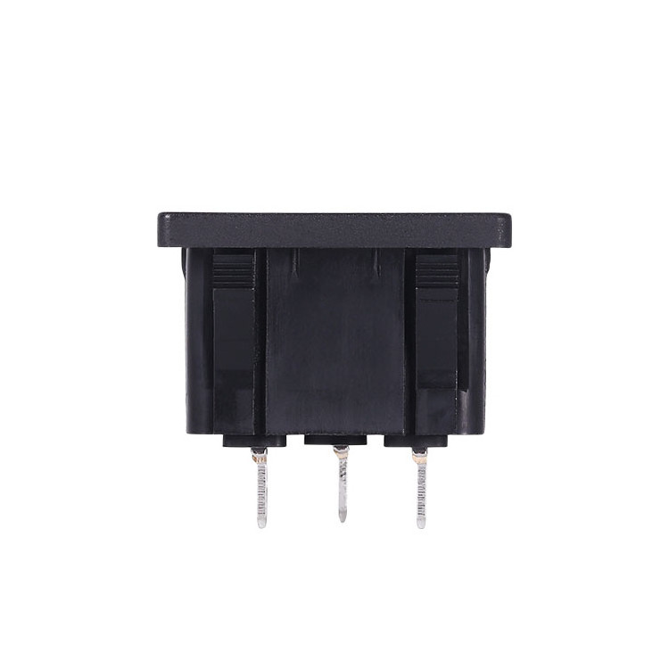 LECI AC Power Socket 3 Pins Plug Socket Male C14 Electrical Connector Iec c14 Industry Plug