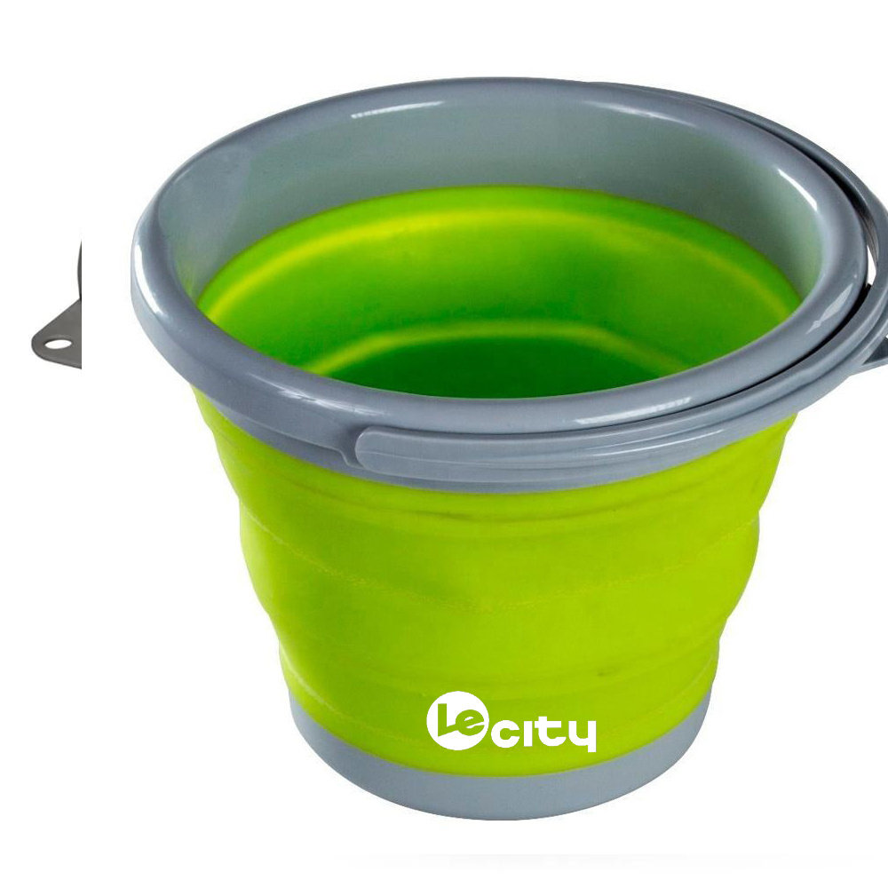 LE CITY Hot sell China Wholesale Convenient silicone collapsible bucket For Outdoor Fishing Beach Home Cleaningontainer for