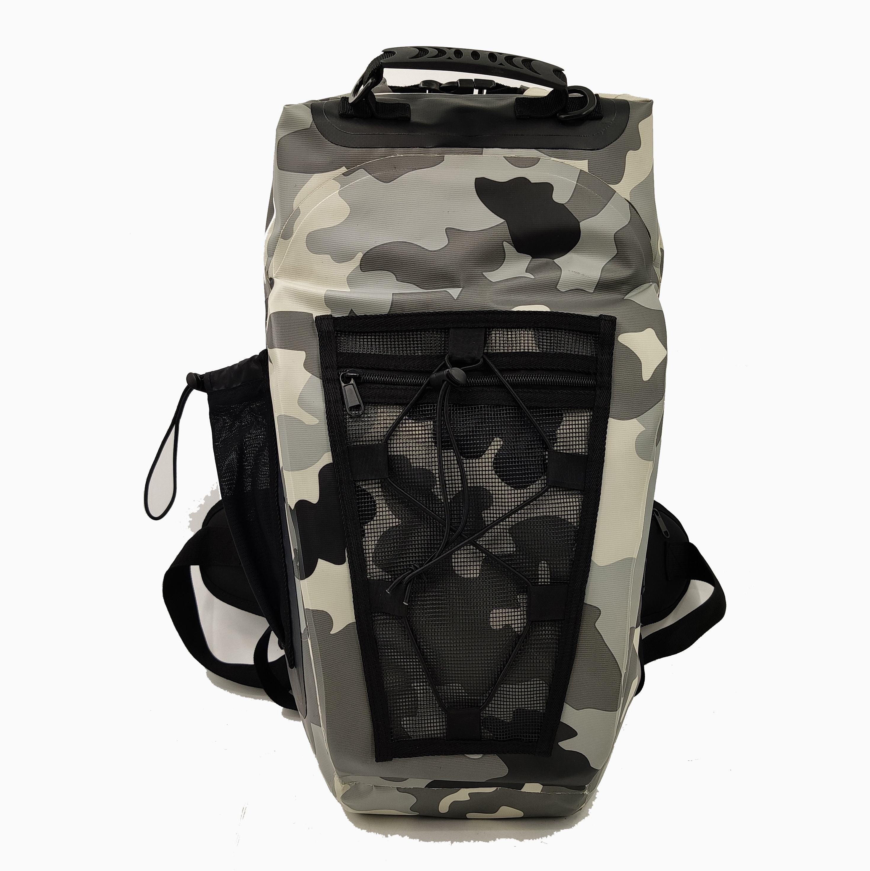 OEM ODM 30L 40L RECYCLED PET RPET Customize wholesale rolling rucksack tactical school backpack