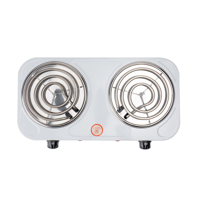 Wholesale 2000W Electric Stove Factory Price Kitchen Use Portable Electric Coil Hot Plate with Two Heating Element Countertop