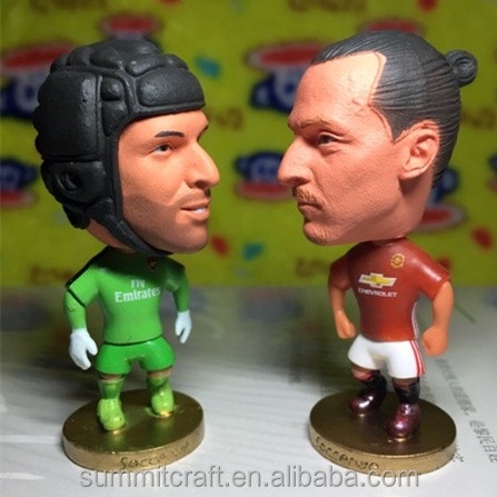 Wholesale Plastic PVC football player soccer figure