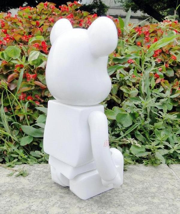 Cheaper Toys Bearbrick 400% 28CM Soft Vinyl Bear Models DIY Action Figures White Black Vinyl