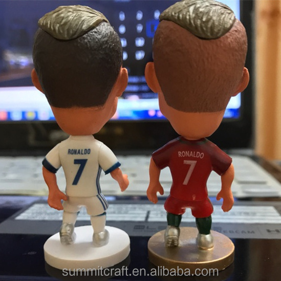 Wholesale Plastic PVC football player soccer figure