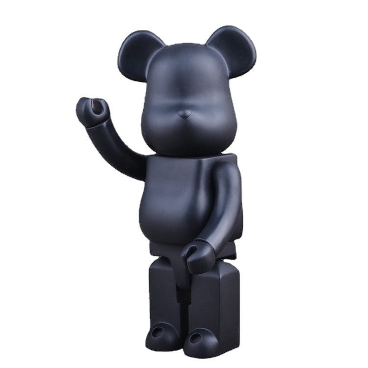 Cheaper Toys Bearbrick 400% 28CM Soft Vinyl Bear Models DIY Action Figures White Black Vinyl