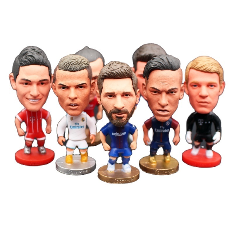 Wholesale Plastic PVC football player soccer figure