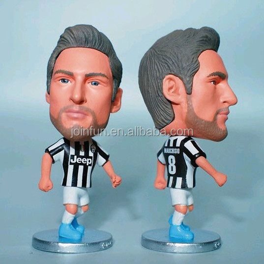 Custom Football player toys Ronaldo figure, PVC football player doll toys,Mini football player toys