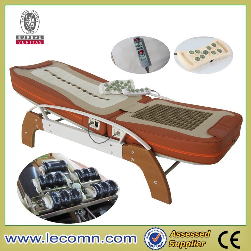 Streamlined body design parts jade massage bed