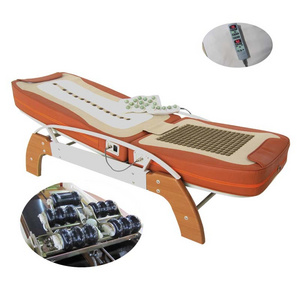 Streamlined body design parts jade massage bed