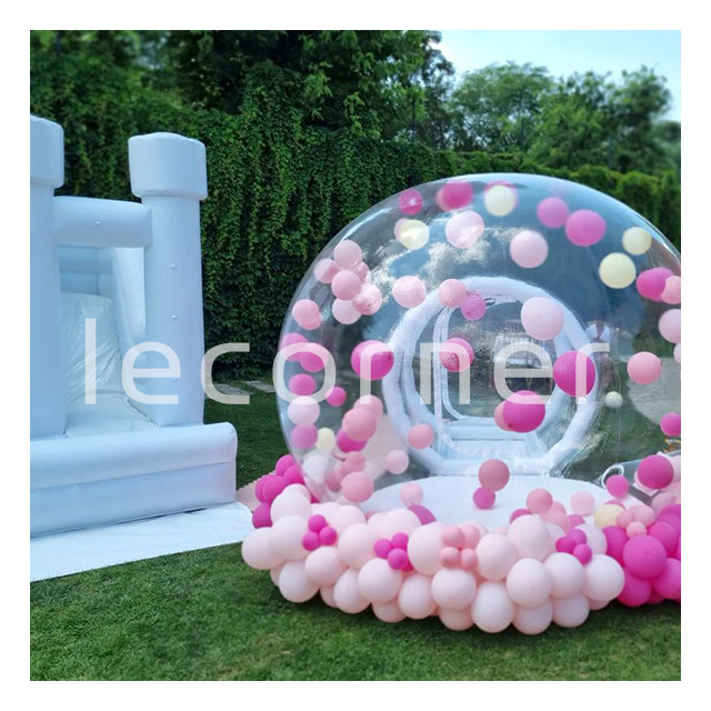 PVC hotel outside globe clear transparent inflatable party tents bubble house