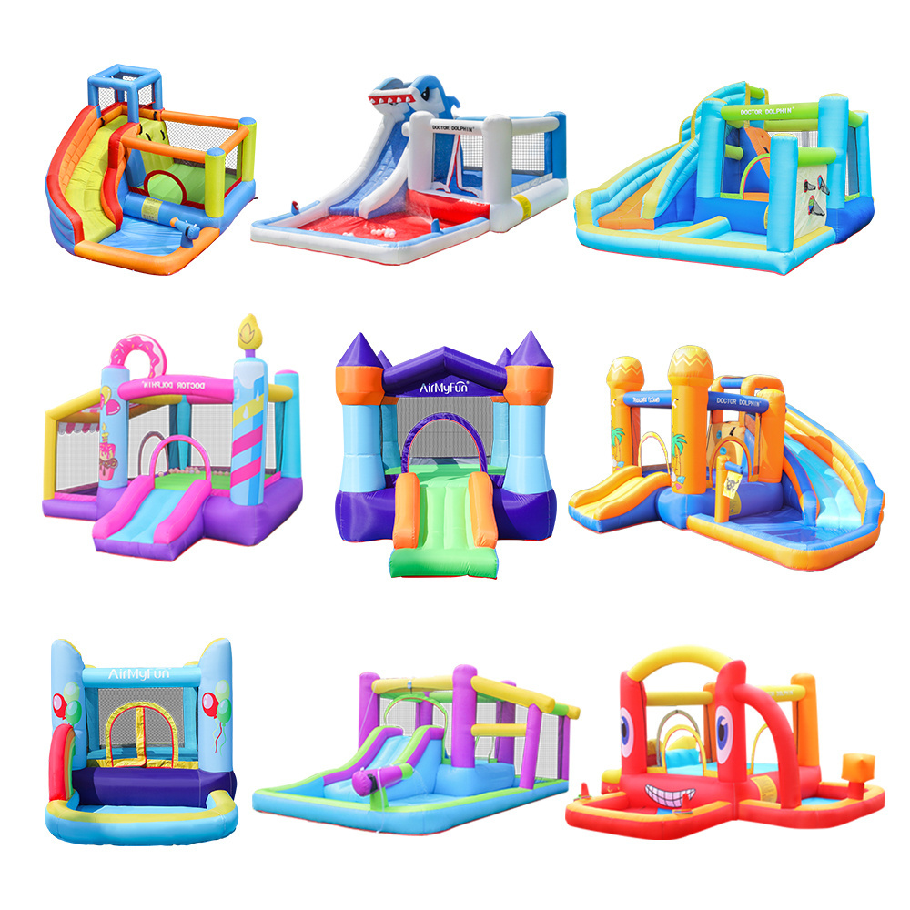 Airmyfun Wholesale Combo Trampoline Inflatable Bouncy Castle Slide castle commercial jumping castles sale inflatable bounce