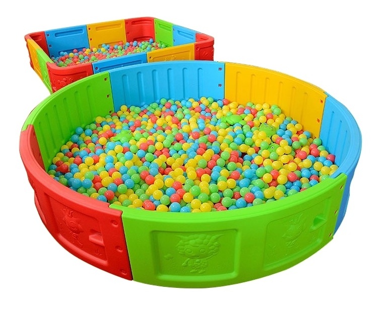 Best Large 5ft 6ft ball pit soft play rental kids white ball pit with stairs slide outdoor soft play ball pit