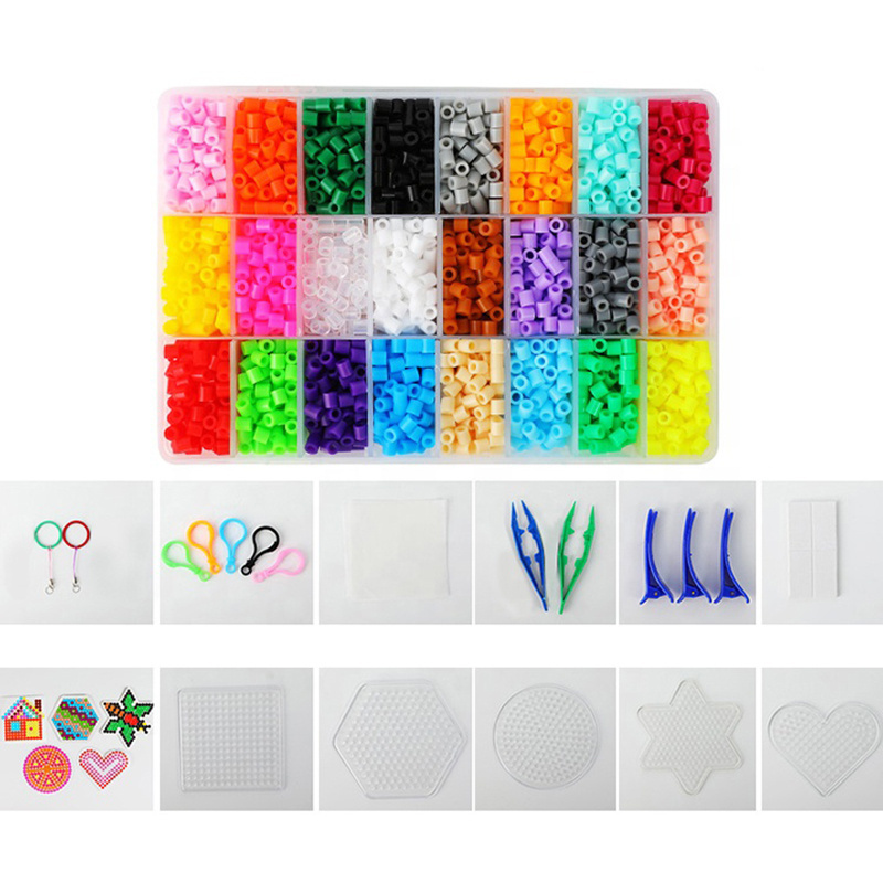 Factory OEM 200 colors diy beads set 5mm s-1kg big package midi hama beads artkal fuse beads