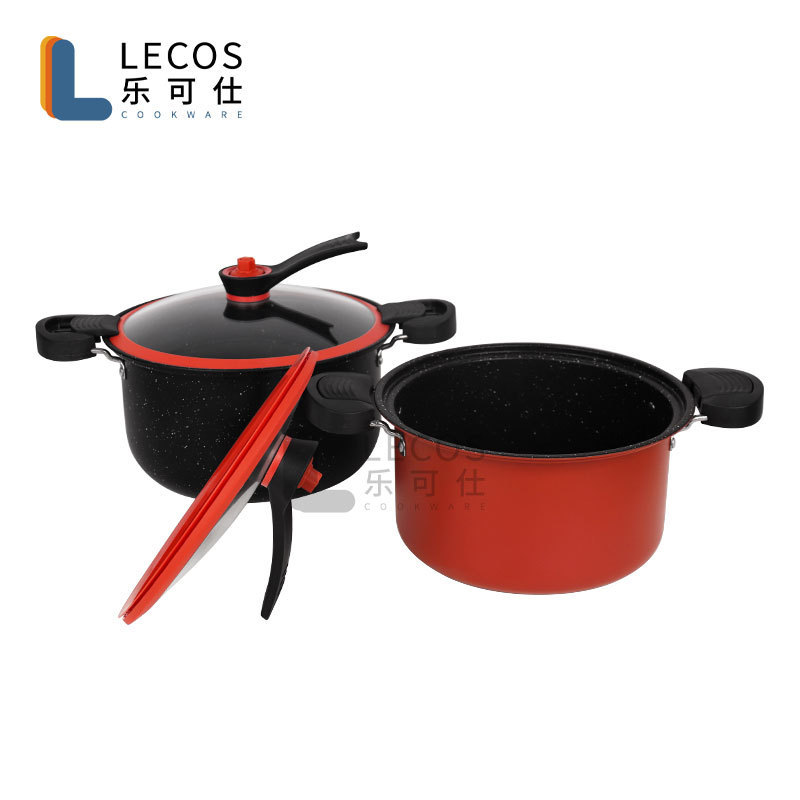 Micropressure pan soup pot With Steamer Cookware Sets Non-stick Cookware Induction Casserole Stock Pot Micro Pressure Cookers