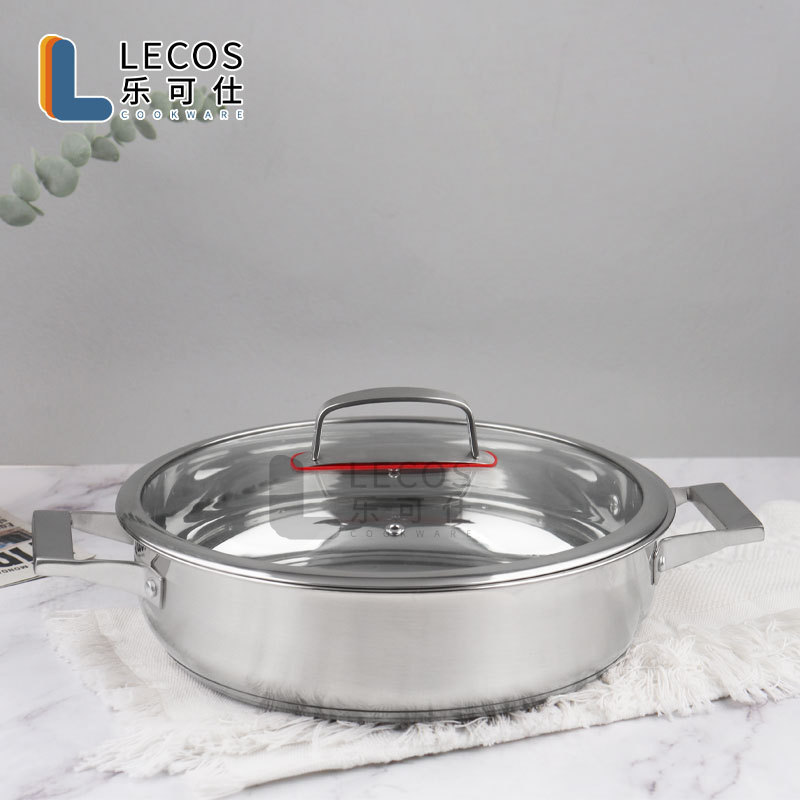 Brand New Stainless Steel Soup Pot Induction Hot Pot Casserole