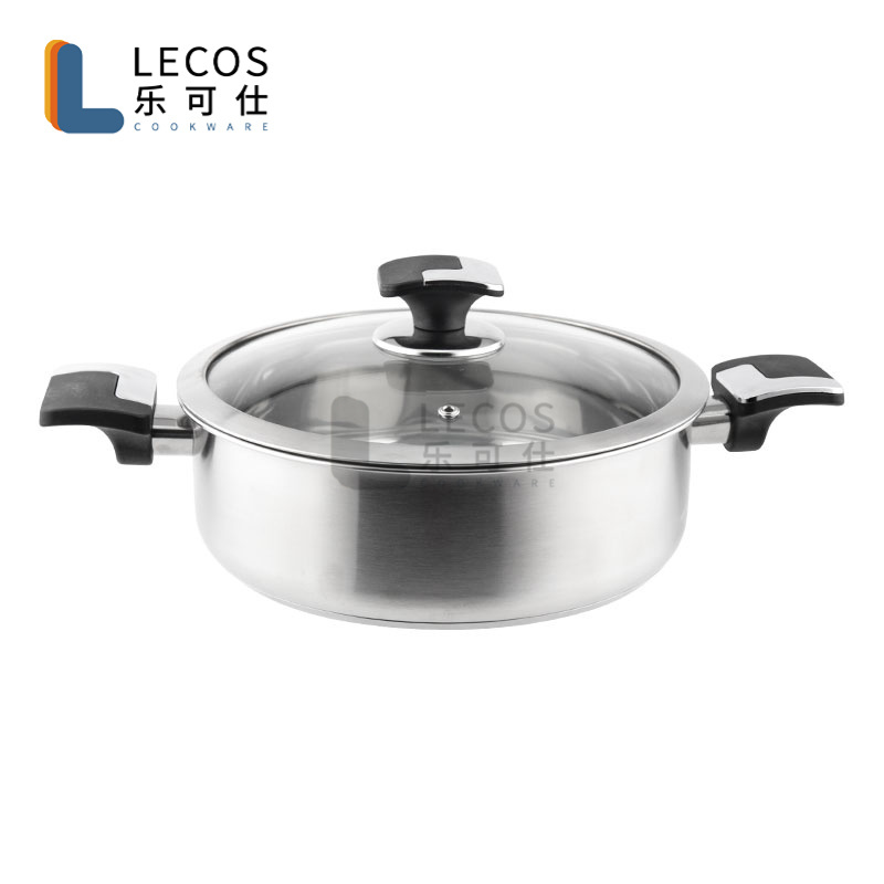 Korean Stainless Steel Cookware Induction Bottom Cookware Cooking Pot Kitchenware With Bakelite Handle