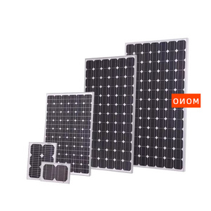 Customize 5v 6v 18v 30w 40w 50w 60w 100watt all black mono crystalline solar panel