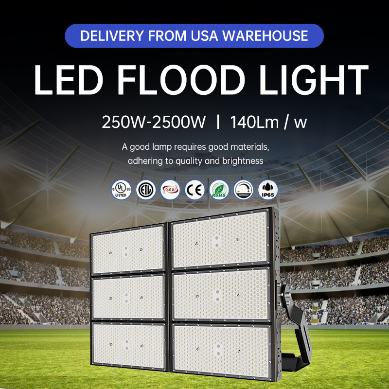 High power 100000 lumen 100 watt 200w 250 watt 400 watt 1000w led focus flood light led high mast light