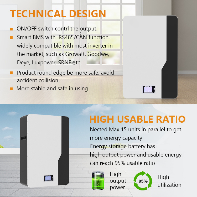 51.2v 14kw 20kw 30kwh 50 kwh lithium ion solar battery