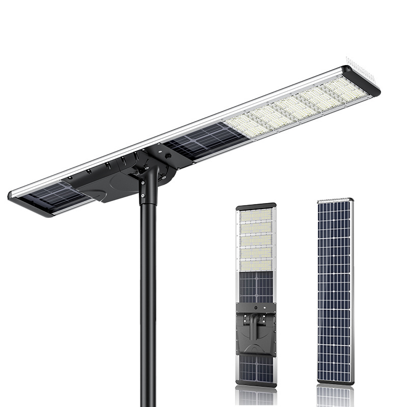 Lecuso 2024 New Outdoor Waterproof 30W 60W 80W 100W 120W 150W Integrated All in One Solar LED Street Light