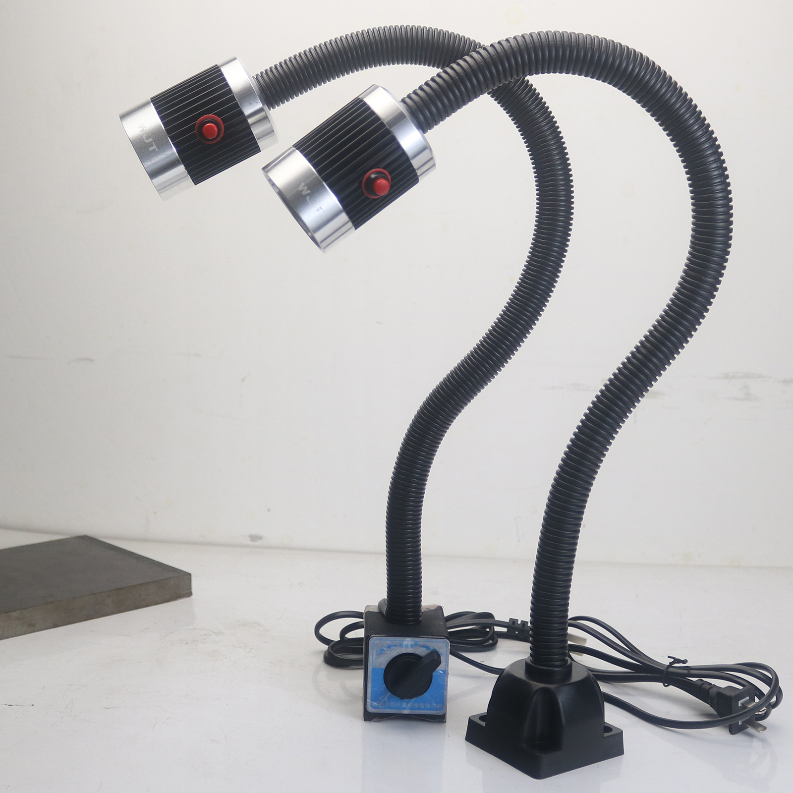 Led Machine Tool Work Lamp 24v 220v Gooseneck Workshop Working Lights Magnetic / Screw Base Super Bright Industrial Lamp