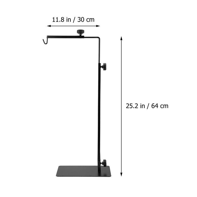 Adjustable Height Lamp Stand Snake Heat Floor Metal Reptile Tank Accessory Portable Reptile Heat Lamp Stand Adjustable Lamp Rack