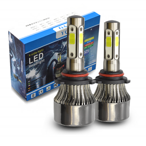 Wholesale strong spotlight 4side 8000lm  x7 H1 H3 H7 H11 880 HB3 HB4 9005 9006 single car led headlight