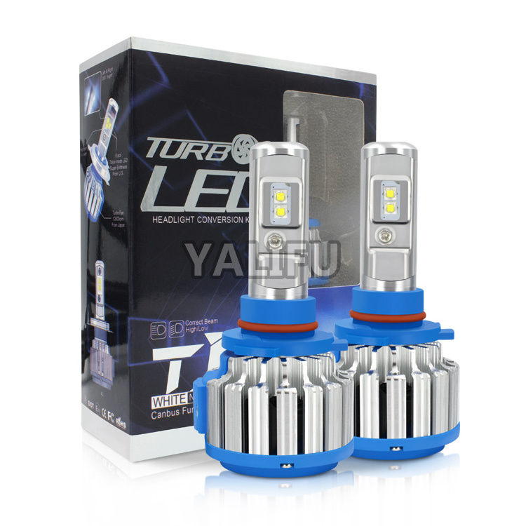 Car T1 LED HeadlightH4 H7 Hi/LO Beam LED Headlight Bulb H1 H3 H8 H9 H11 9005/HB3 9006/HB4 Car Fog Light 80W 16000LM