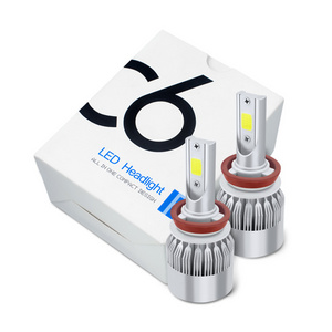 Yalifu factory wholesale AUTO led headlight bulbs h7 h3 h4 led headlight h11 c6 led headlight