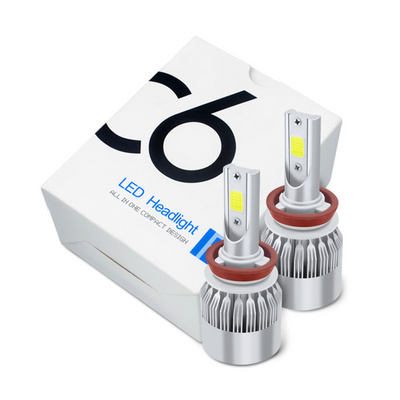 Yalifu factory wholesale AUTO led headlight bulbs h7 h3 h4 led headlight h11 c6 led headlight