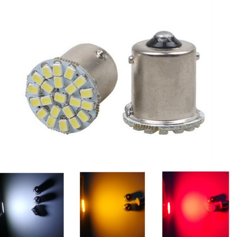 p21w p21/5w led s25 lamps 1206 1156 22 smd led white automobile tail light bulb ba15s 12 v dc car led lighting